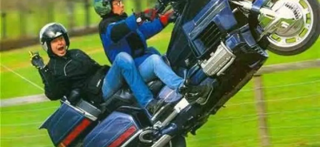 Foto del giorno: Goldwing up!