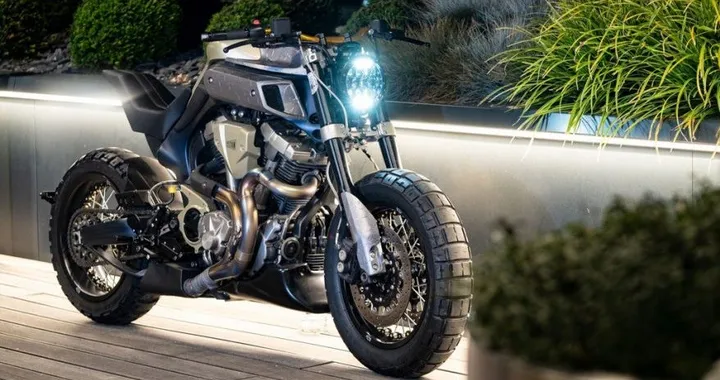 Yamaha MT-01 "Blue Falcon" by Titan Motorcycles