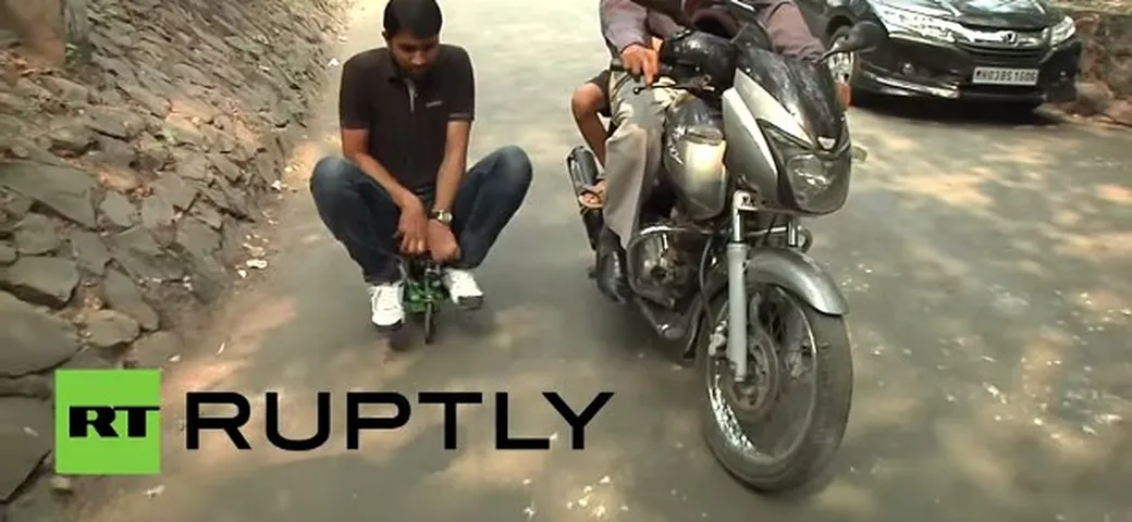 Video: la moto elettrica più piccola al mondo