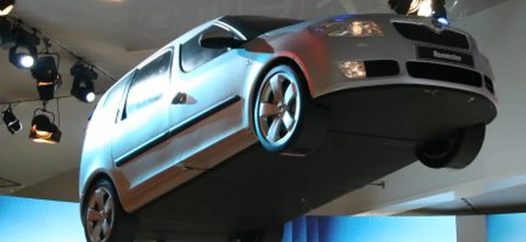 Una Skoda volante!