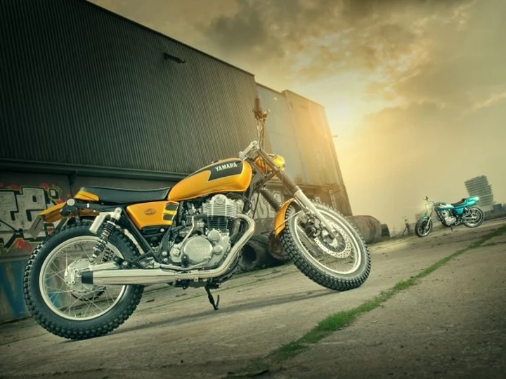 Yamaha Yard Built a EICMA: SR400 Stallion e Bronco by Kedo