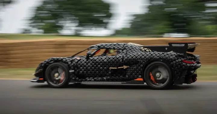 LEGO e Koenigsegg firmano un record: la Sadair’s Spear raggiunge 111 km/h