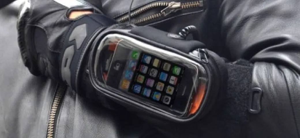 In moto con l'iPhone