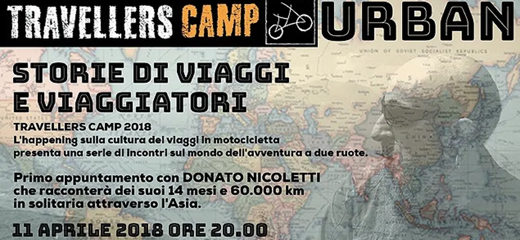 Travellers Camp Urban: primo appuntamento 11 aprile al Ciapa La Moto di Milano