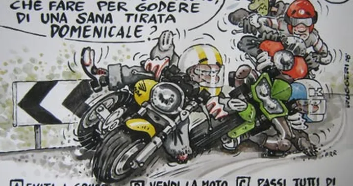 Gite domenicali, la strada non è un pista!