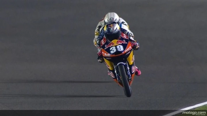 Moto3, Losail: Salom il più veloce nelle libere del giovedì, 5° Antonelli, 17° Fenati