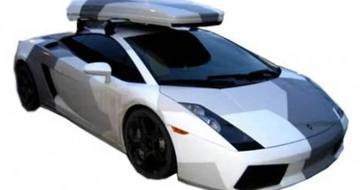 Lamborghini Gallardo in tuta mimetica