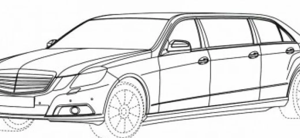 Mercedes: ecco i primi bozzetti della Classe E Limousine