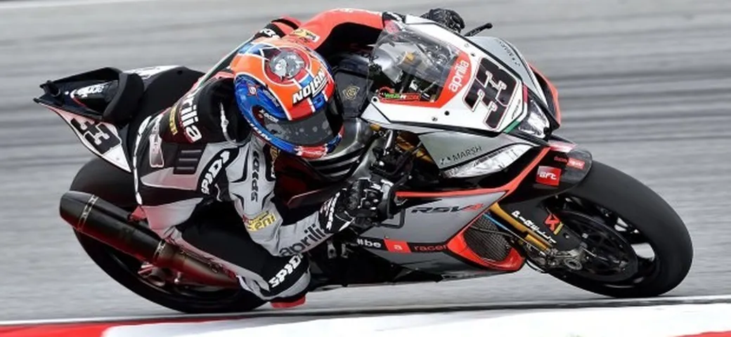 SBK Sepang 2014: prima vittoria di Melandri con l'Aprilia in Gara-1