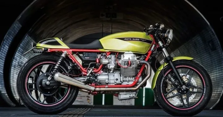 Moto Guzzi V65 Cafe Racer by PJP Motocykle
