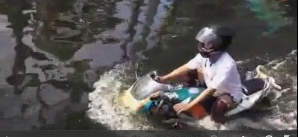 In moto nell'acqua alta? Nessun problema con il boccaglio [Video]