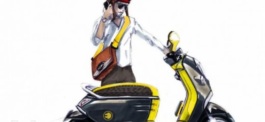 MINI E Scooter Concept: scooter elettrico Plug-in a Parigi