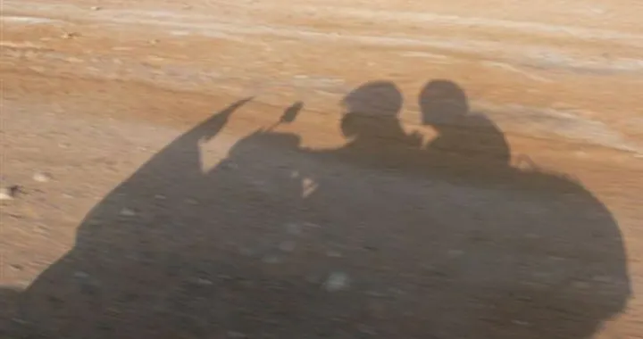 Foto del giorno: ombra nel deserto tunisino