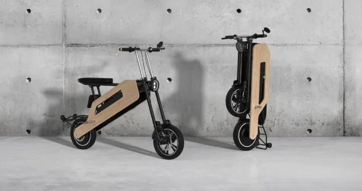 Reinova To-Move: mini-scooter "zero emission" in bamboo