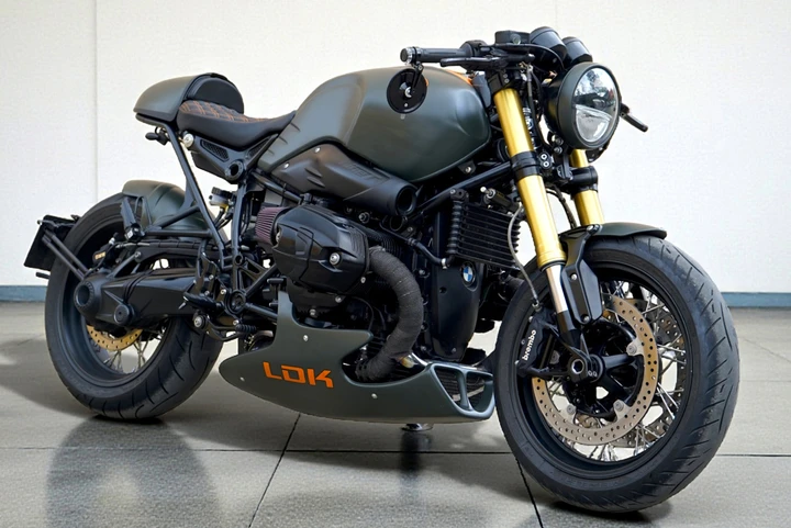 BMW R nineT Fighting 31: la moto che sembra un aereo da caccia