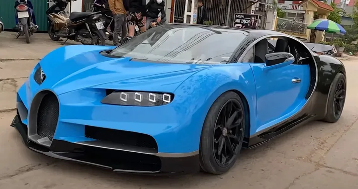 Bugatti Chiron: la replica fatta in casa è sorprendente [Video]