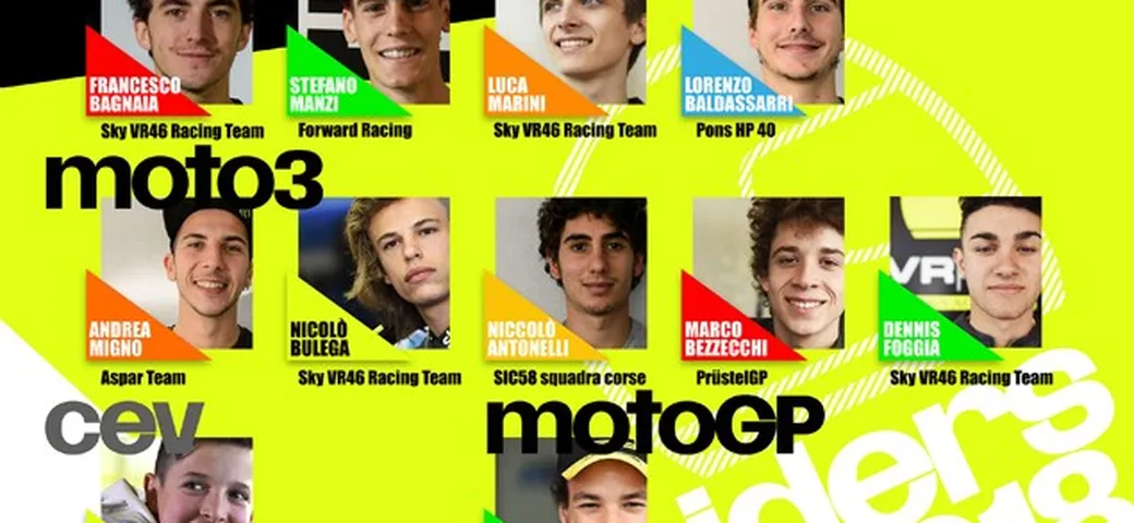 VR46 Riders Academy, 2018 tra MotoGP, Moto2, Moto3 e CEV