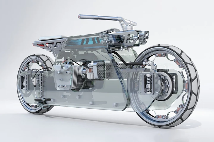 Nu’Clear, la moto in vetro anti-proiettile