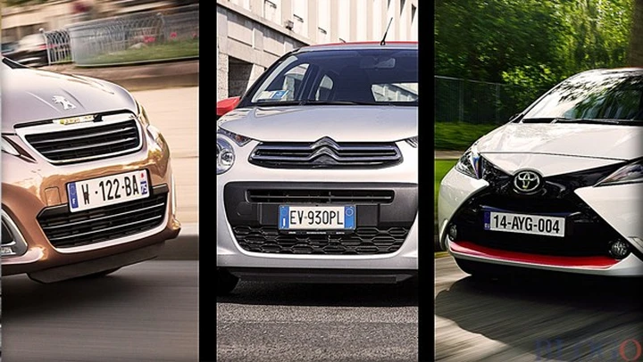 Toyota Aygo, Citroen C1, Peugeot 108: le piccole a confronto