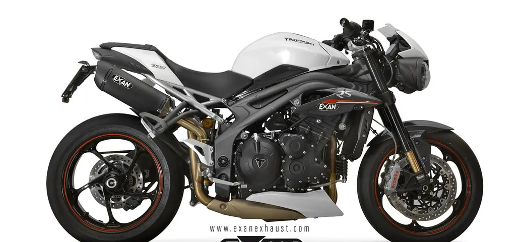 Triumph Speed Triple 1050 (2018-2020): tre coppie di scarichi by Exan