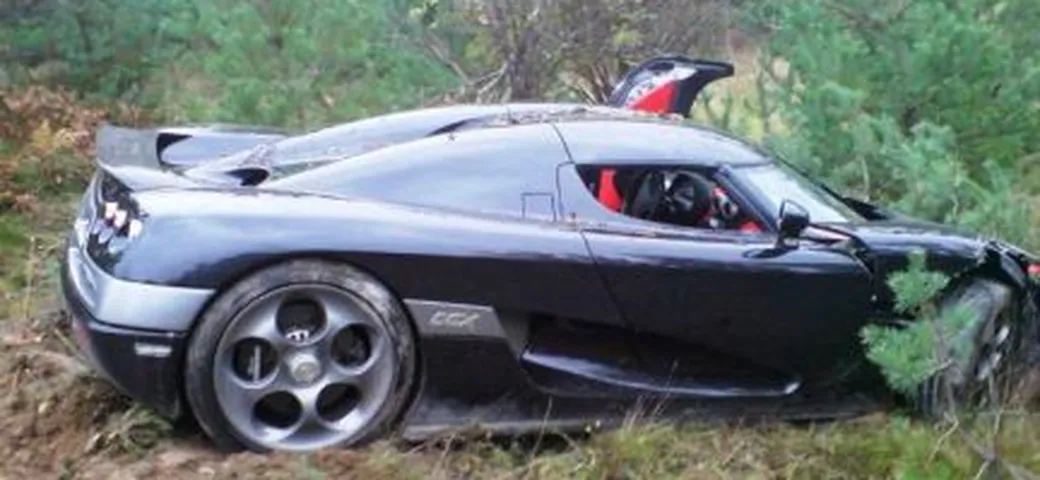 La prima Koenigsegg CCX distrutta