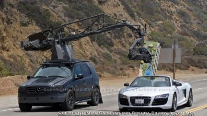 Audi R8 Spider: in veste definitiva sul set di Iron Man II