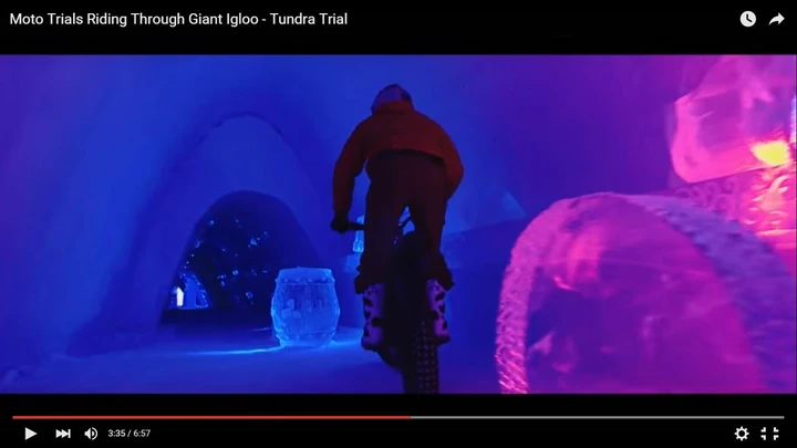 Trial nell'hotel di ghiaccio in Finlandia [Video]