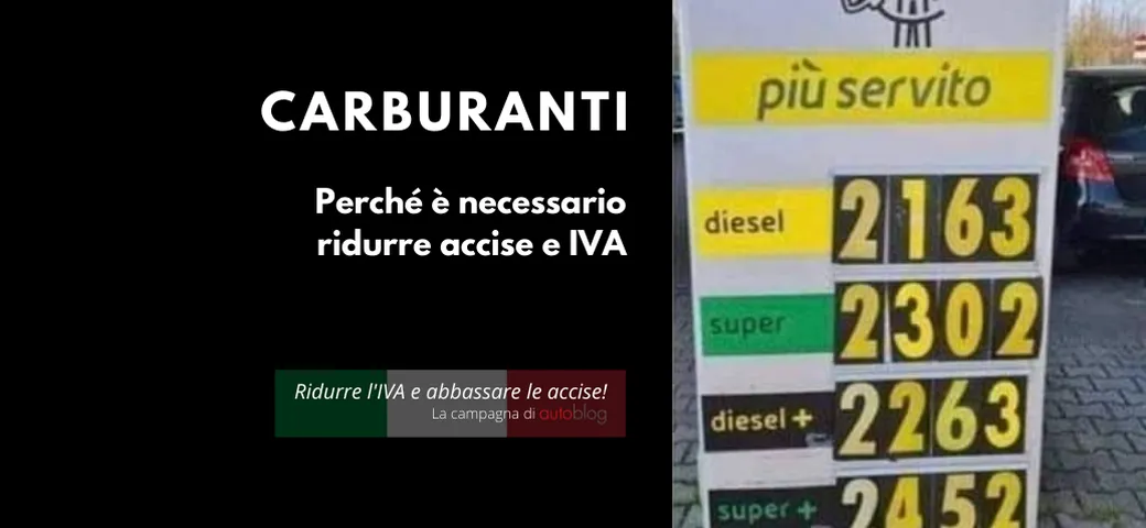 Prezzi carburanti: perché è necessario intervenire su accise e IVA