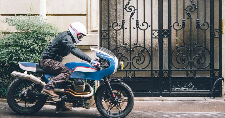 Moto Guzzi V7 Stone, la special racer di 4H10