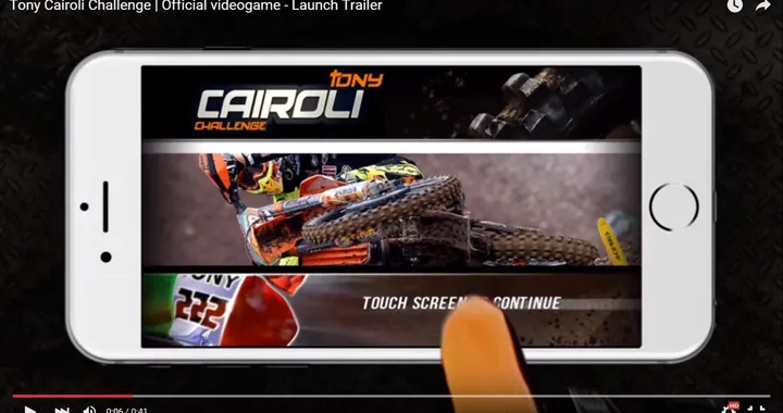 Tony Cairoli Challenge: videogioco disponibile su App Store
