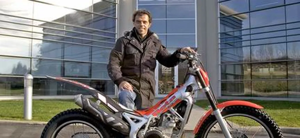 Capirossi si diverte ad allenarsi con la Beta Rev 4T