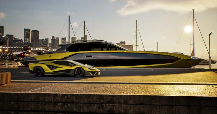Tecnomar for Lamborghini 101FT, il nuovo yacht in stile supercar
