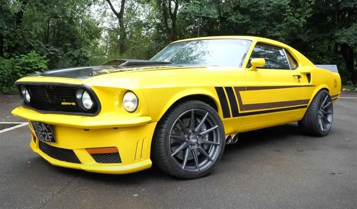 Ford Mustang: un V8 AMG da 731 CV per un esemplare del 1969