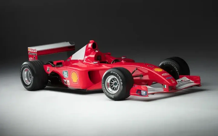 Ferrari F2001 di Schumacher battuta all'asta: supera ogni record