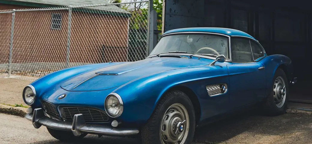 BMW 507 ritrovata in un garage: vale 2,3 milioni