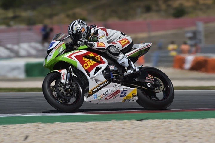 Supersport Magny Cours 2014: Van der Mark precede Tamburini nel Day-1