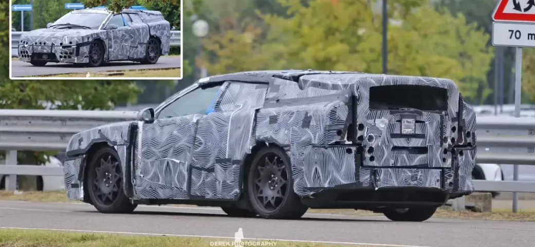 Ferrari Elettrica, debutto più vicino: muletto sorpreso su strada