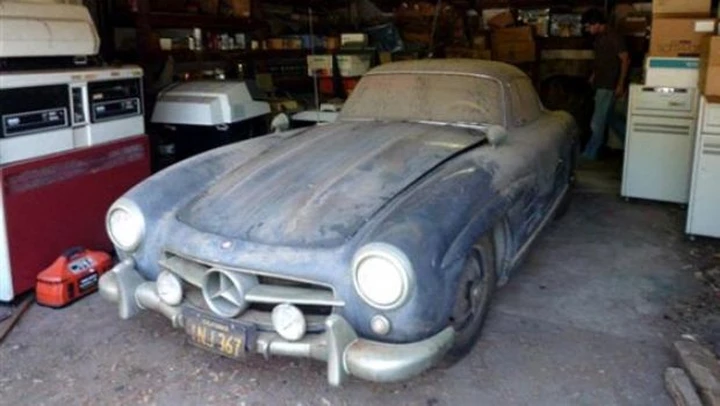 Mercedes: una 300 SL Gullwing Special Edition abbandonata da 40 anni