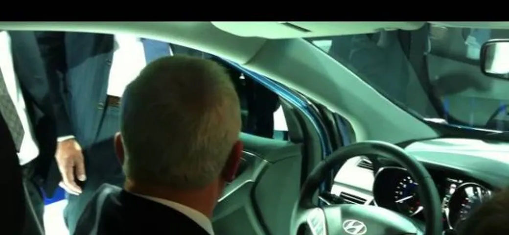 Hyundai i30: la visita allo stand di Fracoforte di Martin Winterkorn di Volkswagen