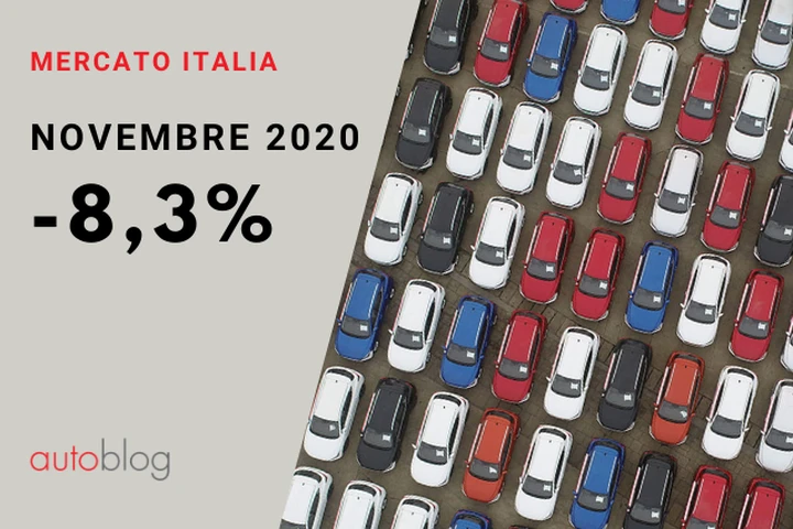 Mercato Italia: novembre ancora negativo, ecco le 10 auto più vendute