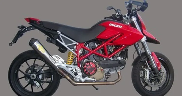Scarico Exan per Hypermotard