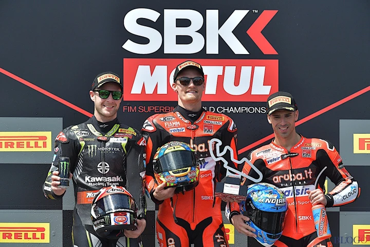 SBK Aragon: Davies batte Rea in Gara-2, Melandri sul podio