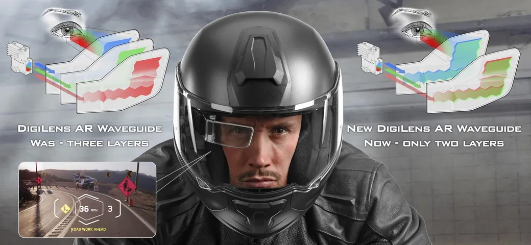 DigiLens: Head-Up Display intelligente per caschi