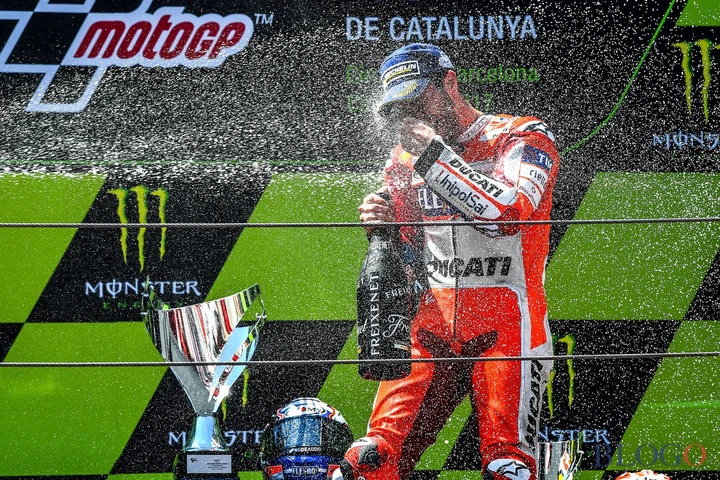 MotoGP Catalunya 2017: Dovizioso trionfa su Marquez e Pedrosa, Rossi 8° [FOTO]