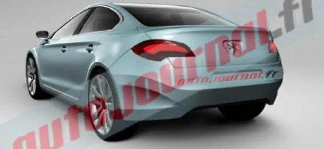 Peugeot 408: prima ricostruzione grafica