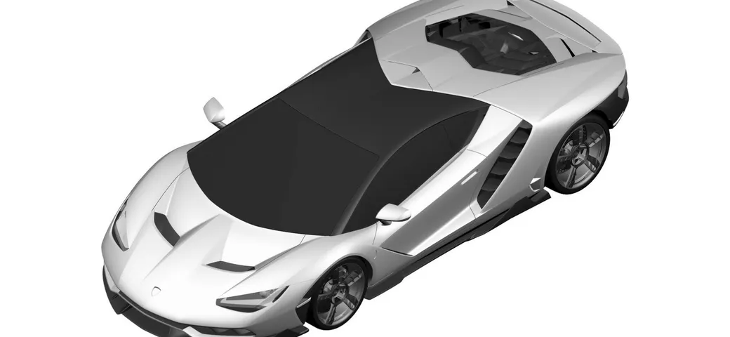 Lamborghini Centenario LP 770-4: il design svelato dai patentini di stile