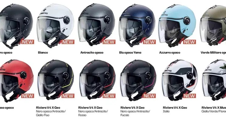 Caberg Riviera V4 X: debutta il nuovo demi jet in due versioni [FOTO]