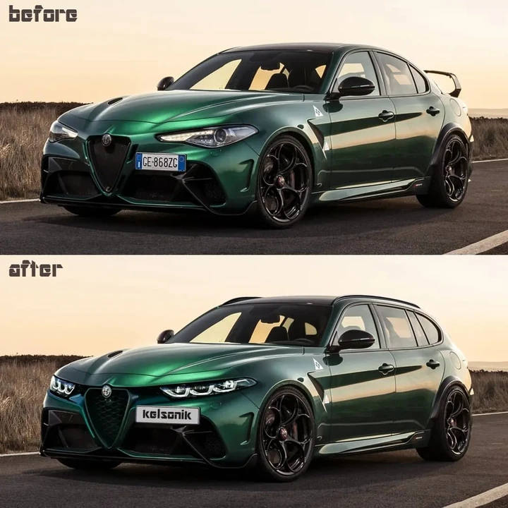 Alfa Romeo Giulia GTA Wagon render