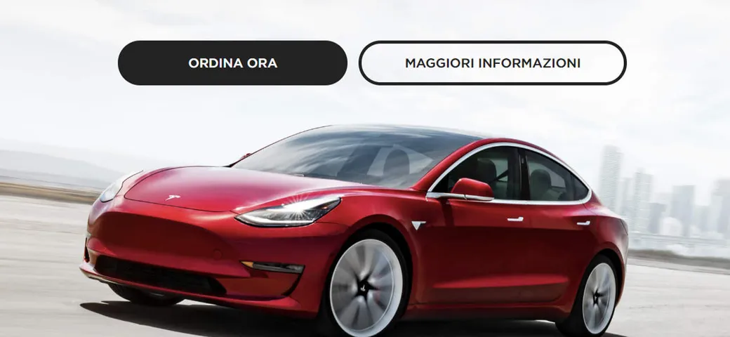 Tesla Model 3: disponibile il modello da 48.500 euro