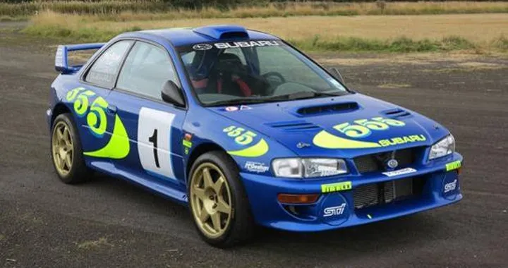 All'asta la Subaru Impreza di Valentino Rossi e McRae
